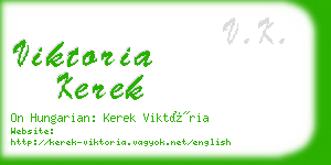 viktoria kerek business card